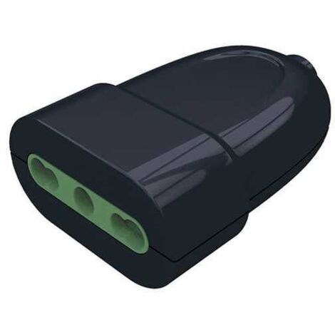 Presa Italiana 2P+T 10A P11 Nera