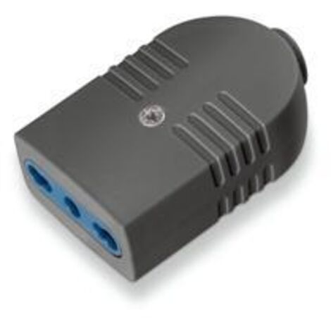 Presa mobile 2p t 16a tecnopolimero nero scame 104.4013 n