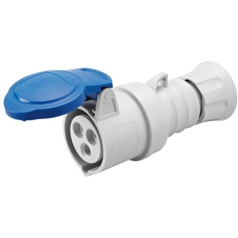 Presa mobile Gewiss 2P+T 32A IP44 blu 220V GW62015H