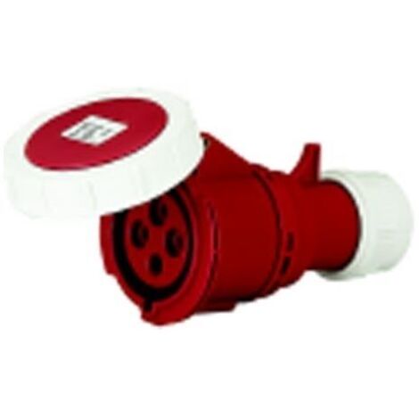 Presa Mobile Industriale 380V 16A 3P+T IP67 Rossa Maurer