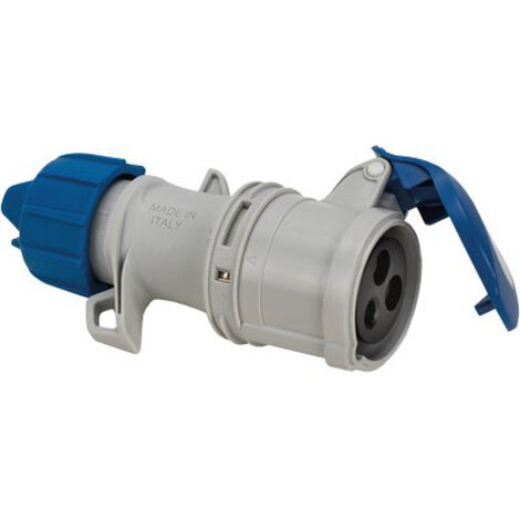 PRESA MOBILE INDUSTRIALE BLU FME - 2P+T 16A IP55- 2 pezzi