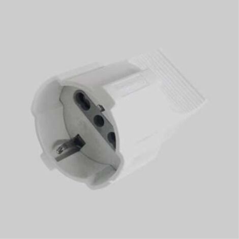Presa mobile schuko/bivalente 16a 2p+t