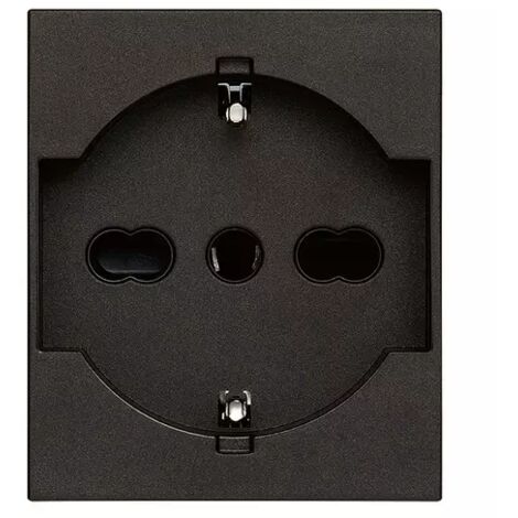 Presa p40 vimar linea 2p+t 16a nero-30210.g
