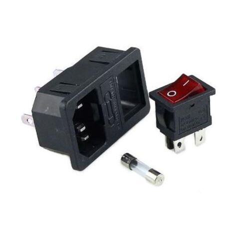 Presa per Interruttore 15A IEC320 C14 Nero