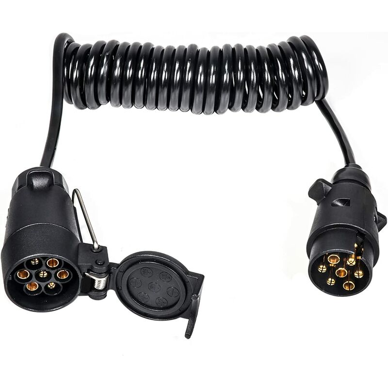 Deckon - Presa per rimorchio femmina a 7 pin con