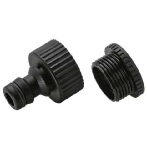 Presa per rubinetti con innesto rapido filetto f 3/4" + rid. a 1/2" in blister (26450060) 15 blister Karcher