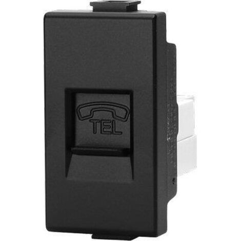PRESA PLUG 6/4 ABM - NERO - 8 pezzi
