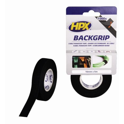 Presa posteriore nera HPX - 16 mm x 5 m - BG1605
