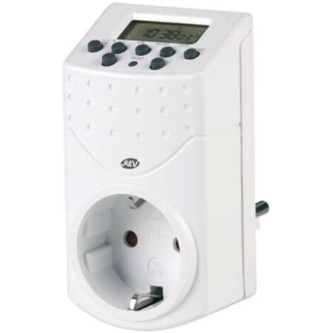 Presa programmatore fp REV bianco 1800 W digitale