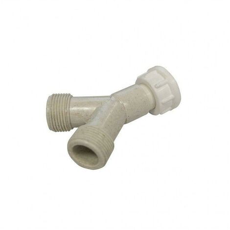 Presa raccordo a y carico acqua lavatrice o lavastoviglie idrobric, da 3/4 pollice, in plastica, idb cartla0010pr