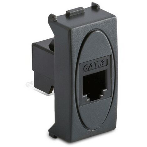 Presa Rj11 1 Plug 6/4 Grigio Modo ( MASTER cod. 31215 )