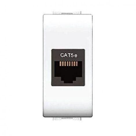 Presa Rj45 Easy Cat.5E Utp Autocrimpante Bianc. ( ELETTROCANALI cod. ECSE8989C5 )