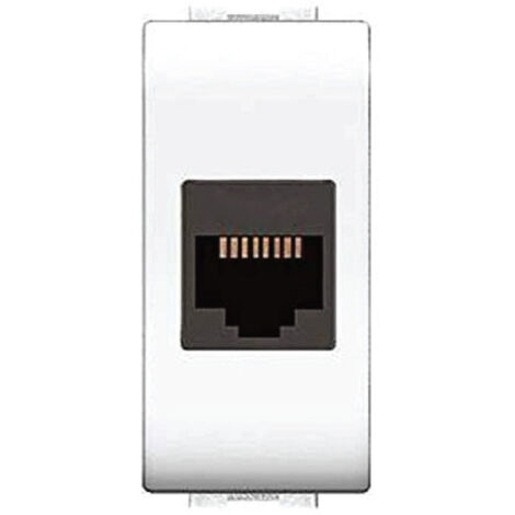 Presa Rj45 Easy Cat.6 Utp Autocrimpante Bianco ( ELETTROCANALI cod. ECSE8989C6 )