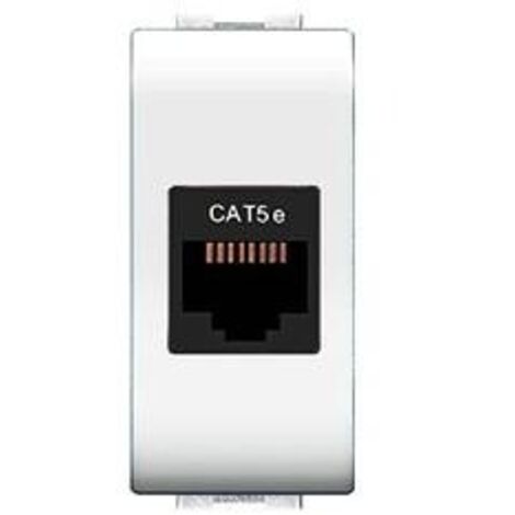 Presa Rj45 Mylife Cat.5E Utp Bianco ( ELETTROCANALI cod. ECL4083WH )