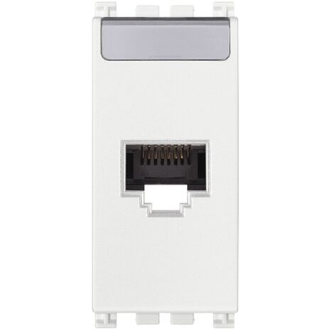 Presa RJ45 netsafe Cat6e UTP  Vimar arkè bianco 19339.14.B