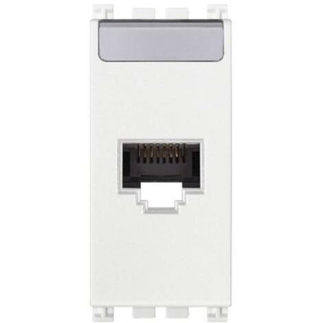 Presa RJ45 Vimar Net Safe Rame colore bianco 19339.11.B