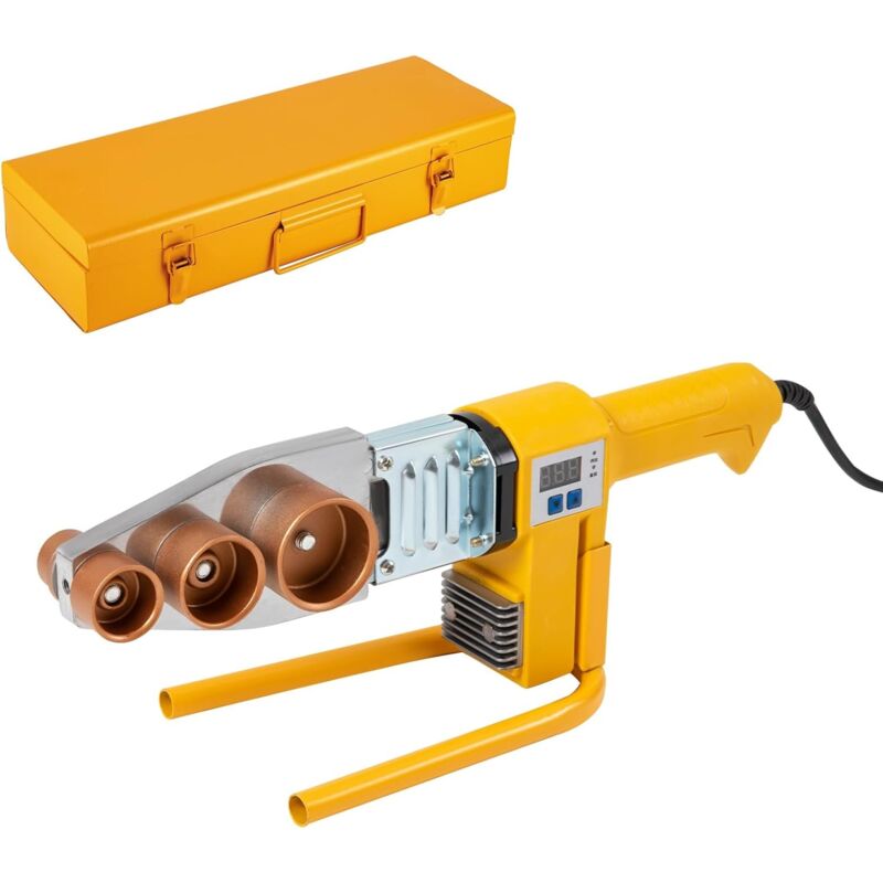 Image of Presa saldatrice ppr tebo saldatrice 20-63mm 6 Adattatore Tubo Temperature saldatrice puo essere utilizzato per tubi termoplastici come ppr, pe, pp,