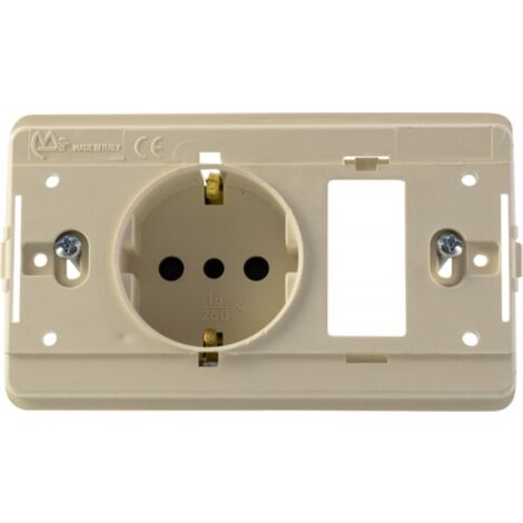 PRESA SCHUKO+1P VUOTO """VENUS""" SCHUKO+1T. MAURER
