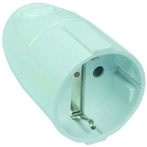 Presa schuko 2P+T bianca - 16A - confezione 10pz - SYNTESY