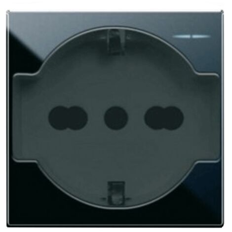 Presa Schuko Ave Life Sistema 44 universale Unel Bipasso 10/16A 442090/15TS