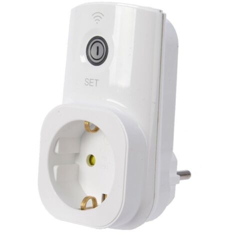 PRESA SCHUKO DA INTERNO CON INTERRUTTORE WIFI IP20