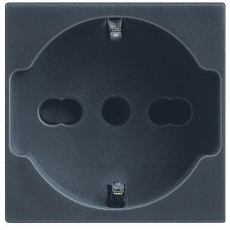 Fanton caricatore presa USB 5V 2,1A compatibile Legrand Vela nera - 82891-LN