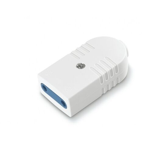 Presa Serie Azzurra 2P 10A Bianca SCA104.4010 da incasso per frutti modulari