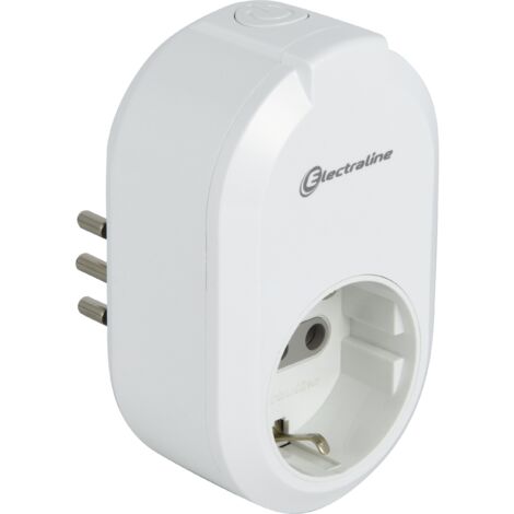 Presa Smart WiFi, Presa Elettrica Intelligente Polivalente P30, Spina Piccola Italiana 10A compatibile con Tuya, Funzione Timer con Google Assistant