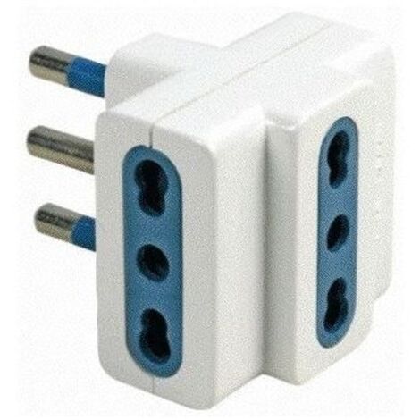 Presa spina triplo adattatore 16a