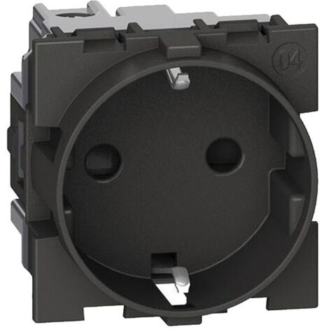 Presa Standard Tedesca Bticino Living Now colore Nero KG4141