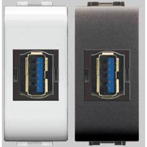 Presa standard usb grigio
