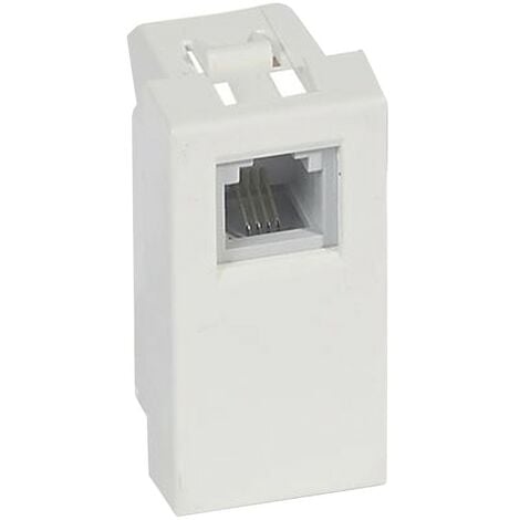 Gasiashop - MT2354 - MODULO PRESA TELEFONICA RJ11 1P BIANCO