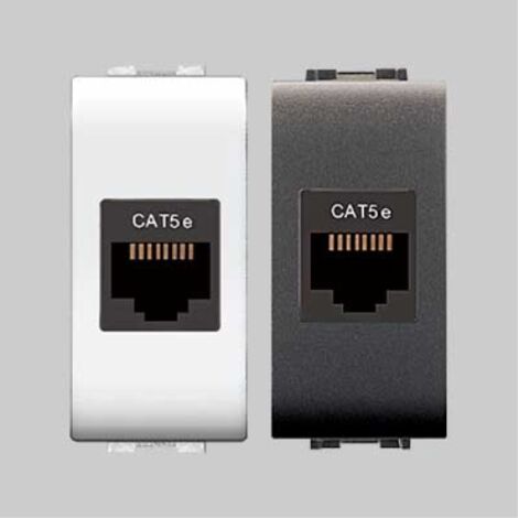 Presa telefonica 'mylife' rj45 cat 5e utp - grigio EC ELETTROCANALI