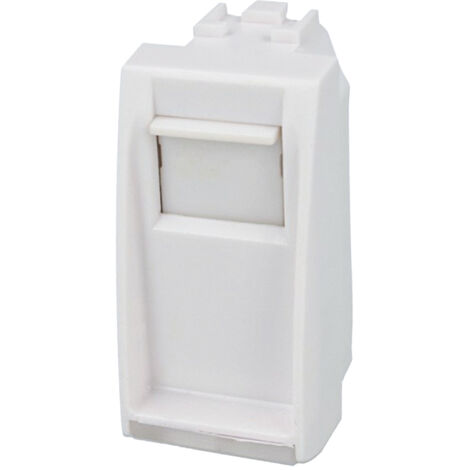 Presa Telefonica RJ11 Bianco Con Coperchio Compatibile Bticino Living SD49580B