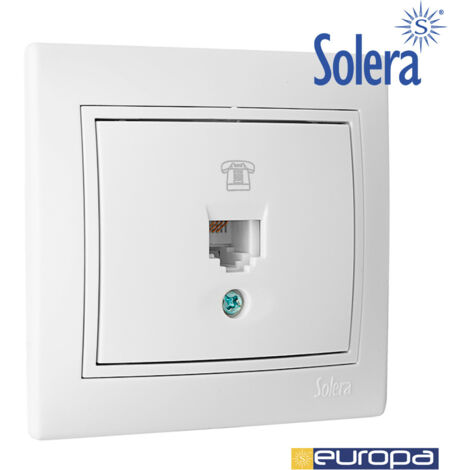 Presa Telefonica RJ11 Serie Europa Solera ERP84U