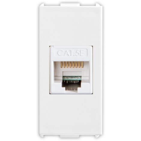 Presa telefonica RJ45 Cat.5E non schermato Bianco Pixia Master 11218