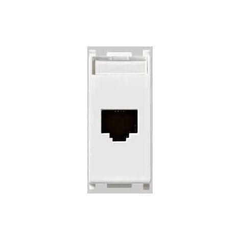 PRESA TELEFONICA RJ45 'PLANA' VIMAR Cat. 5E UTP - Col. Bianco - VIMAR