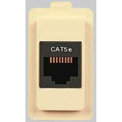 PRESA TELEFONICA 'TONDO' RJ45 Cat 5e UTP