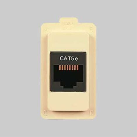 Presa telefonica 'tondo' rj45 cat 5e utp EC ELETTROCANALI