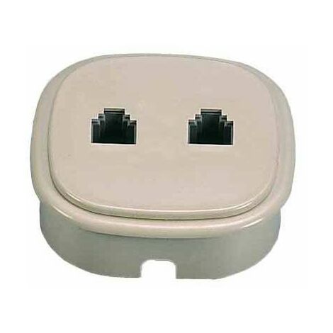 PRESA TELEFONO PLUG 2x6/4 GEMAC