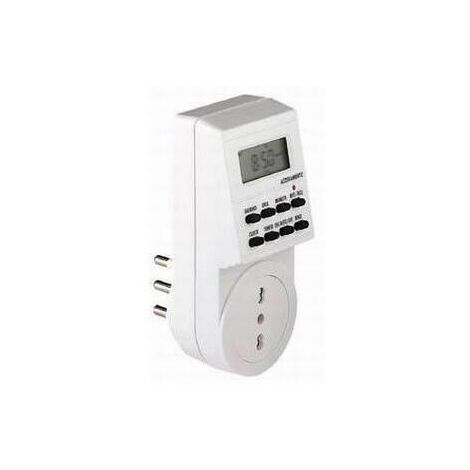 Presa temporizzata/Timer digitale con temporizzatore settimanale - Mod. A