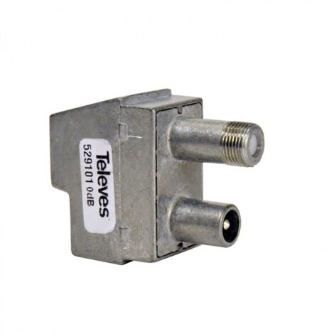 Presa Terminale Demiscelata Tv-Sat 0Db ( TELEVÉS ITALIA cod. 529101 )