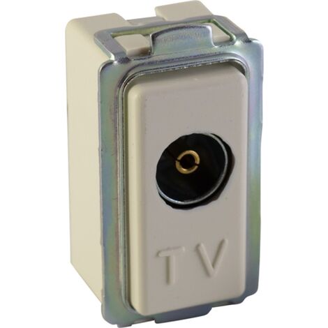 PRESA TV COASSIALE TERMINALE MAGIC BASIC Ø9,5MM PASSANTE MAURER