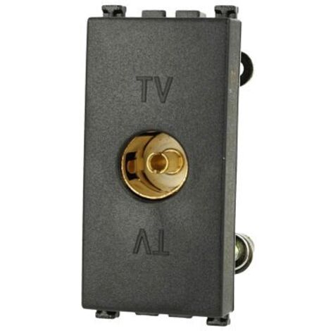 Presa TV Femmina Nero Compatibile Vimar Arke' SD9173D-1