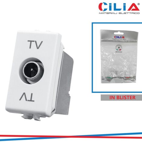 PRESA TV MASCHIO MTX BIANCO CILIA