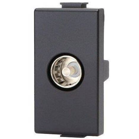 PRESA TV PASSANTE ABM - NERO MM 9,5 - 8 pezzi