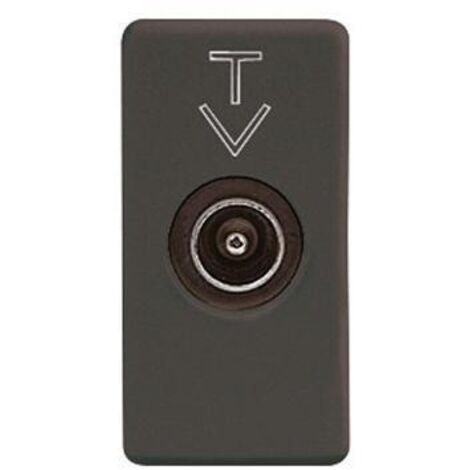Presa Tv Passante Att.14Db C.M.9,5Mm Sy/Bk ( GEWISS cod. GW21383 )
