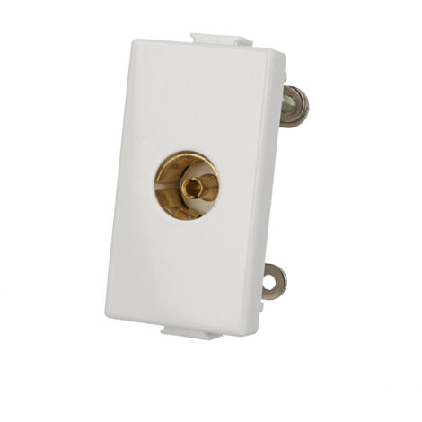 Presa TV semplice femmina bianco Compatibile Matix SD6173D-1