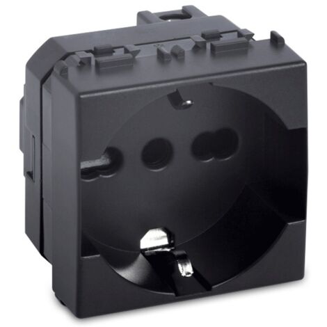 Presa Unel Bipasso Master Modo 2P+T 10/16A 250V 2M Grigio 31170