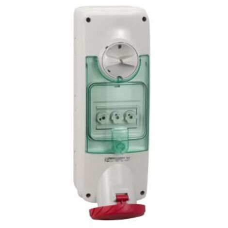 Presa Unika Interbloccata Parete 63A 380V 3P+T ( SCHNEIDER cod. PKB63R534 )